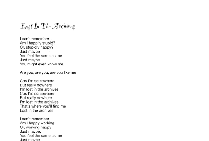 write your lyrics and provide a melody